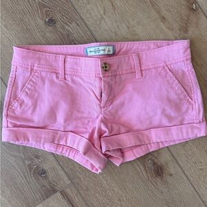 Abercrombie & Fitch Pink Jean Shorts